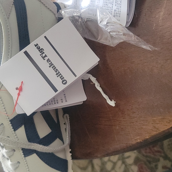 Onitsuka Tiger by Asics Beige and Black Athletic Shoes - Picture 5 of 7